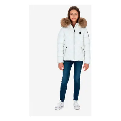 Blauer para mujer/niña. 25WBLGC03384 Abrigo Lotus blanco (16años= 176cm), Casual, Nylon, moda infantil