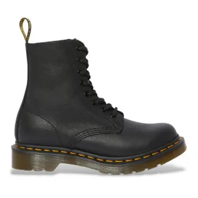 Dr Martens para mujer. 13512006 Botas de piel 1460 negro (37), Plano, Cordones, Casual
