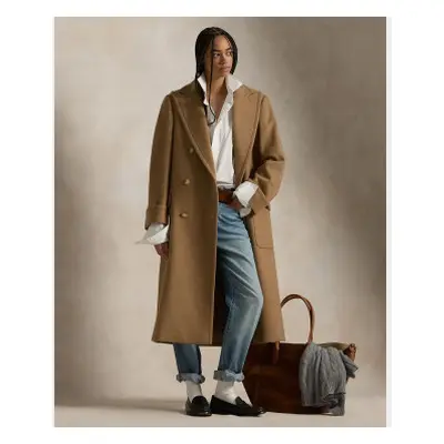 Polo Ralph Lauren para mujer. 211956146001 Abrigo Hair LND marrón (36), Casual, Lana