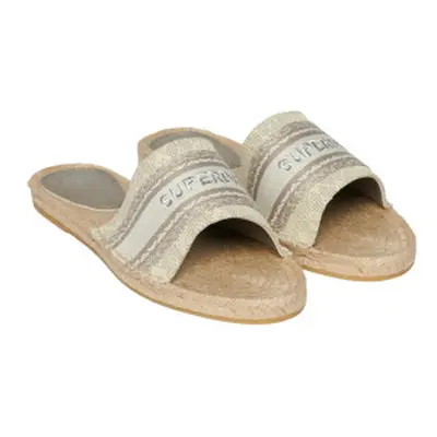 Superdry para mujer. WF310223A Alpargatas de lona gris (40), Tela, Plano, Ninguno, Casual