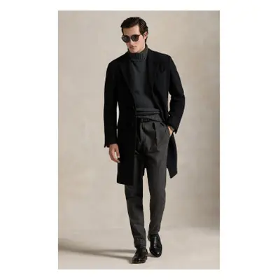 Polo Ralph Lauren para hombre. 715980052002 Abrigo Paddock gris oscuro (XL), Casual, Lana, Manga larga