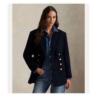Polo Ralph Lauren para mujer. 211971388001 Abrigo Double Breasted marino (36), Casual, Lana