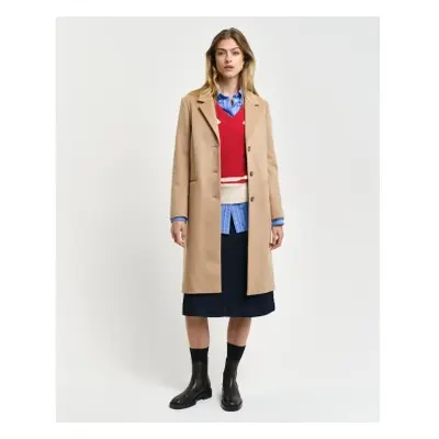 Gant para mujer. 4751128 Abrigo de lana clásico Tailored Fit beige (M), Casual