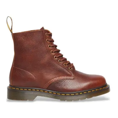 Dr Martens para hombre. 31976253 Botas de Piel 1460 Pascal marrón (44), Plano, Cordones, Casual
